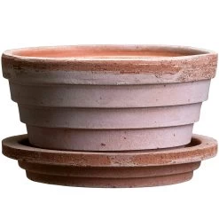 Bergs Potter Planet Topf Mit Unterteller Rosa Ø12 Cm