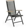 Brafab Andy Stuhl, Teak / Black