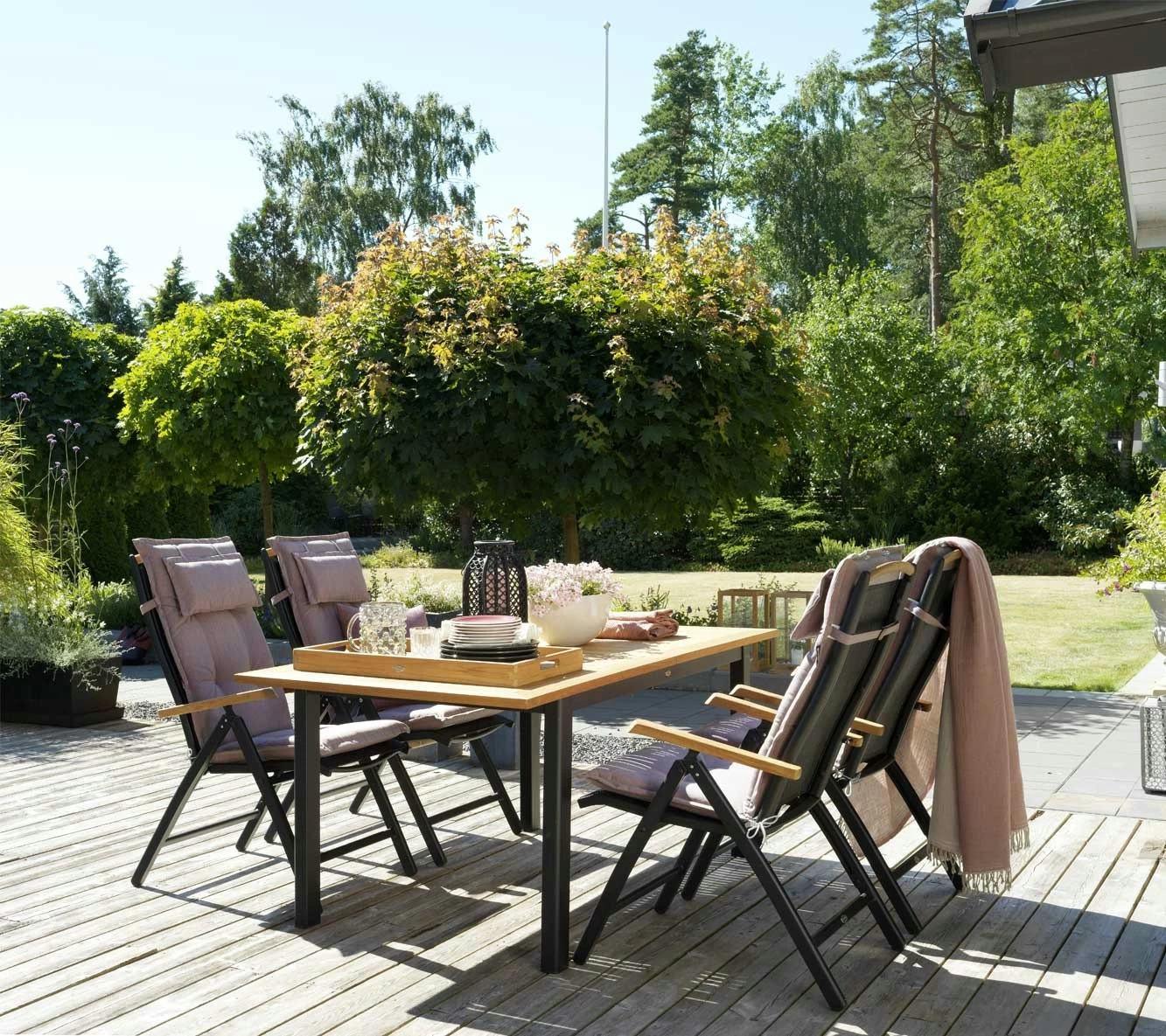 Brafab Andy Stuhl, Teak / Black 4 Brafab Andy Stuhl, Teak / Black – Bild 2