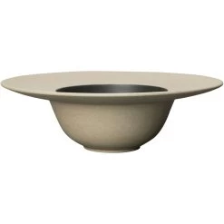 ByOn Fumiko Soup Plate 25x7,5 Cm, Beige/Black