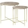 Cozy Living Freja Kaffeetische 2-er Set, Karamell / Messing -Bergs Potter Store cozy living freja 7
