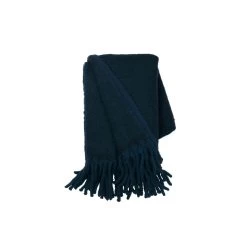 Cozy Living Mathea Decke 130x170 Cm, Midnight Blue