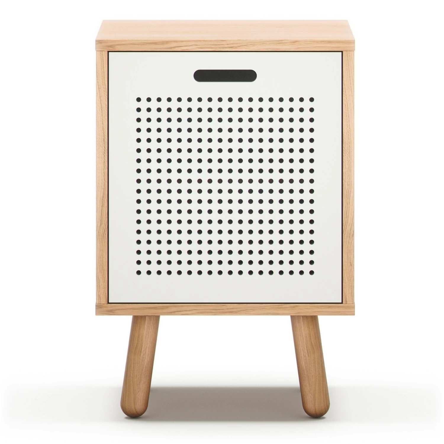 Ray Nachttisch, Eiche / Weiß 3 Ray Nachttisch, Eiche / Weiß