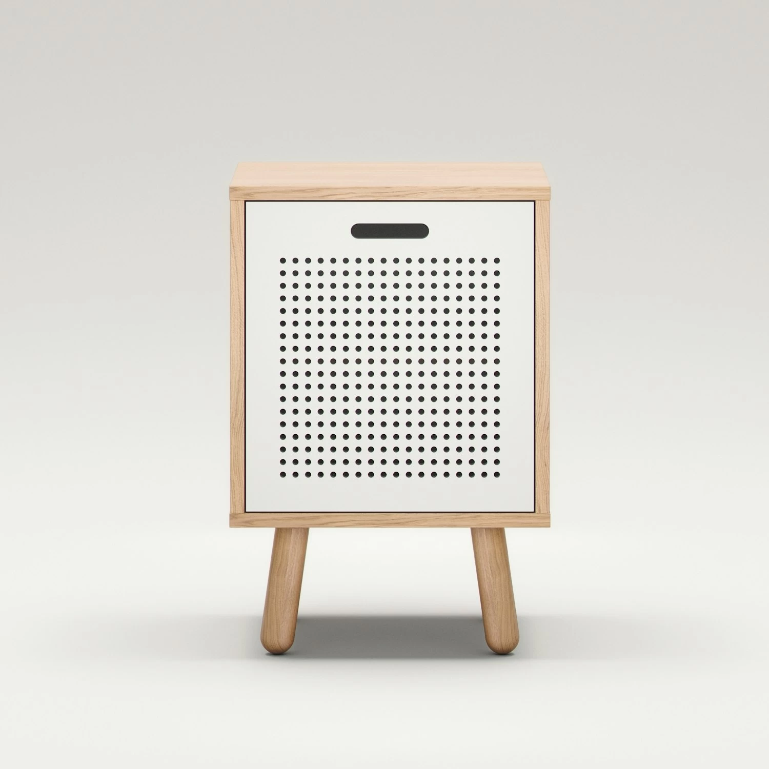 Ray Nachttisch, Eiche / Weiß 4 Ray Nachttisch, Eiche / Weiß – Bild 2