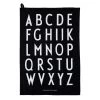 Design Letters Classic Küchenhandtuch 2-er Set, Schwarz -Bergs Potter Store design letters classic kitchen towel 2 pack 2