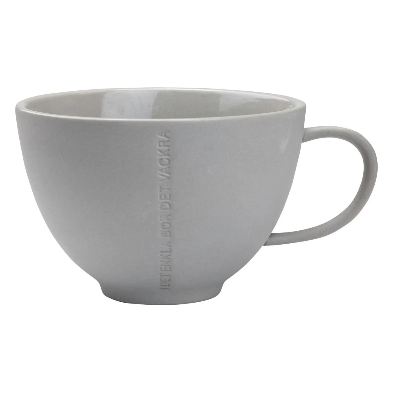 Ernst Zitat Teetasse "I Det Enkla", Hellgrau 3 Ernst Zitat Teetasse "I Det Enkla", Hellgrau