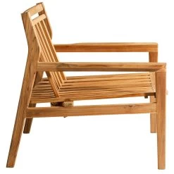 M6 Sammen Lounge Stuhl Im Freien Nutzbar, Teakholz -Bergs Potter Store fdb mbler m6 sammen lounger outdoor teak 12