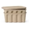 Ferm LIVING Paper Pulp Kisten 28x18 Cm, 2-er Set -Bergs Potter Store ferm living paper pulp box small set of 2 brow 0