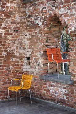 FIAM Mya Spaghetti Lehnstuhl, Gelb -Bergs Potter Store fiam mya spaghetti with armrests black 20