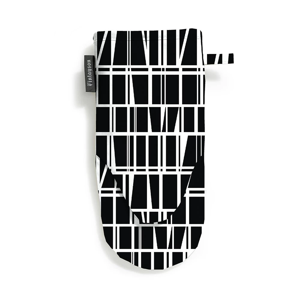 Coronna Ofenhandschuhe 15x30cm, Schwarz/ Weiss 3 Coronna Ofenhandschuhe 15x30cm, Schwarz/ Weiss