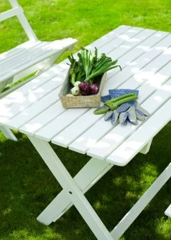 Torpet Tischgarnitur 4 Sitzplätze, Weiß -Bergs Potter Store hillerstorp torpet tischgarnitur 4 sitzplatze 6