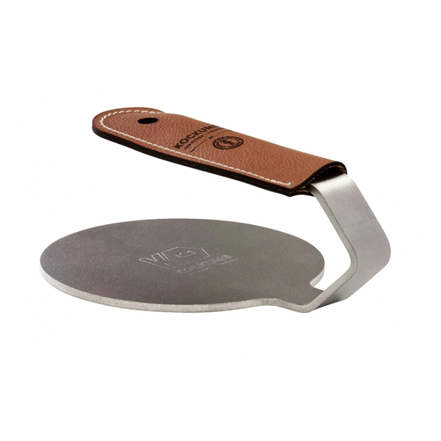 Kockums Jernverk Grillpresse Mit Griff Aus Tärnsjö-Leder 3 Kockums Jernverk Grillpresse Mit Griff Aus Tärnsjö-Leder