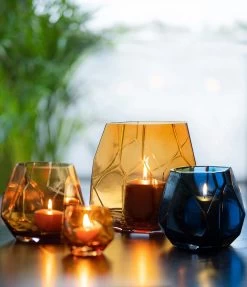 Iglo Laterne 22 Cm, Warm Cognac -Bergs Potter Store magnor iglo lantern vase 22 cm warm cognac 2