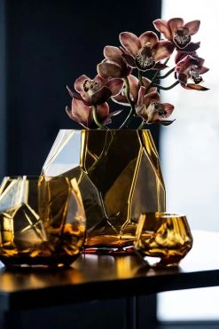 Iglo Laterne 22 Cm, Warm Cognac -Bergs Potter Store magnor iglo lantern vase 22 cm warm cognac 3