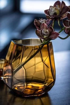 Iglo Laterne 22 Cm, Warm Cognac -Bergs Potter Store magnor iglo lantern vase 22 cm warm cognac 5