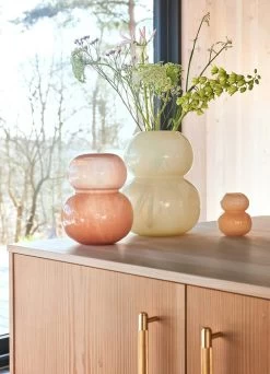 OYOY Lasi Vase Klein, Taupe -Bergs Potter Store oyoy lasi vase 6