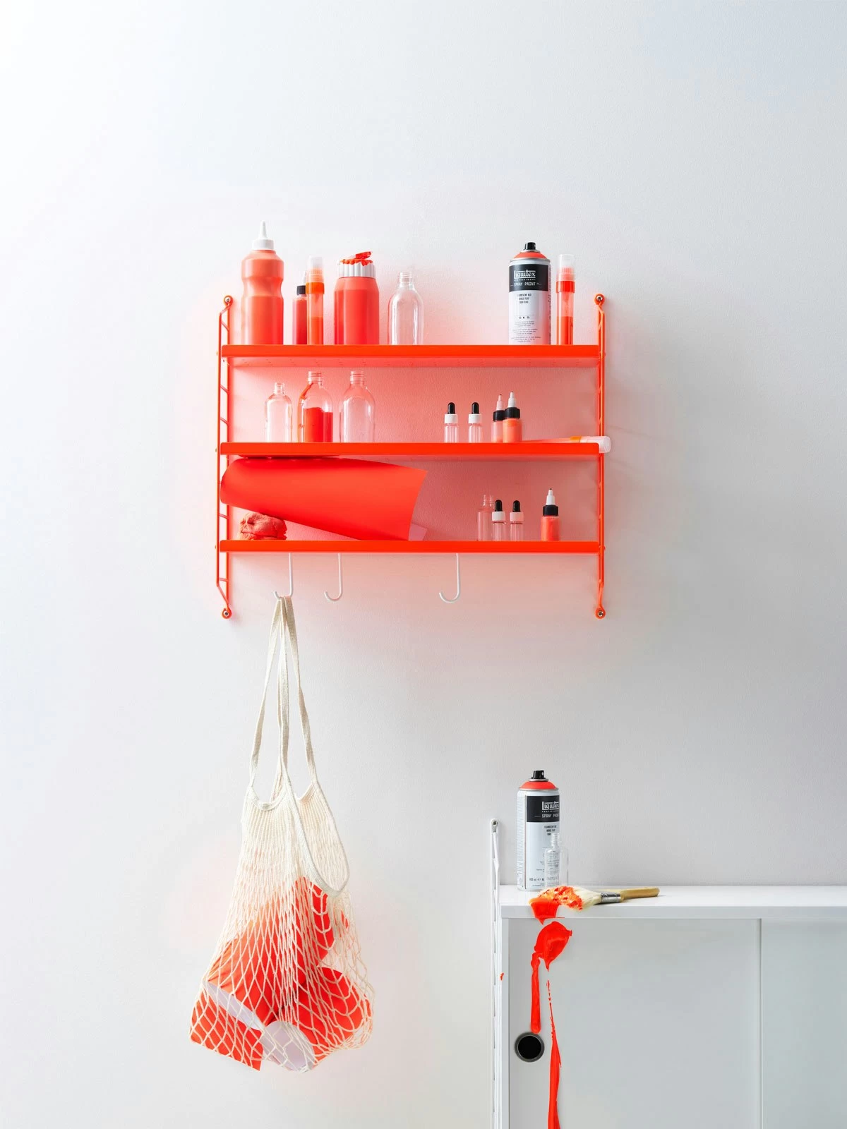 String Pocket Regal Metall, Neon 4 String Pocket Regal Metall, Neon – Bild 2