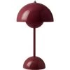 &Tradition Flowerpot VP9 Tischlampe Tragbar Mit Magnetischem Ladekabel, Dark Plum 1 &Tradition Flowerpot VP9 Tischlampe Tragbar Mit Magnetischem Ladekabel, Dark Plum -Bergs Potter Store tradition flowerpot vp9 25
