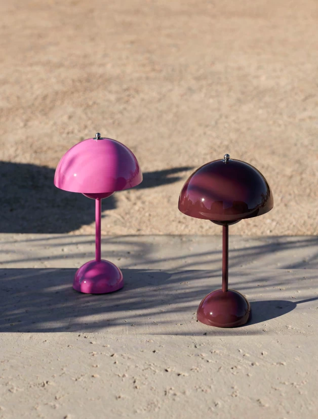 &Tradition Flowerpot VP9 Tischlampe Tragbar Mit Magnetischem Ladekabel, Tangy Pink 5 &Tradition Flowerpot VP9 Tischlampe Tragbar Mit Magnetischem Ladekabel, Tangy Pink – Bild 3